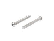M8x80mm 304 Stainless Steel Hex Socket Countersunk Round Head Screw Bolts 2PCS M8x80mm 304 Stainless Steel Hex Socket Countersunk Round Head Screw Bolts 2PCS