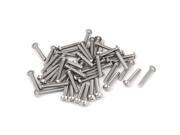 Unique Bargains 50 Pcs M4x25mm Stainless Steel Hex Socket Button Head Bolts Screws 0.7mm Pitch Unique Bargains 50 Pcs M4x25mm Stainless Steel Hex Socket Button Head Bolts Screws 0.7mm Pitch