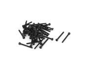 M1.6 x 16mm Alloy Steel Hex Bolt Socket Head Cap Machine Screws Black 50 Pcs M1.6 x 16mm Alloy Steel Hex Bolt Socket Head Cap Machine Screws Black 50 Pcs