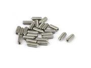 M6 x 16mm 304 Stainless Steel Cone Point Hex Socket Set Grub Screw 25 Pcs M6 x 16mm 304 Stainless Steel Cone Point Hex Socket Set Grub Screw 25 Pcs
