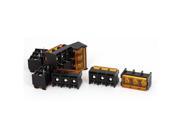 Unique Bargains 300V 25A 3 Way 9.5mm Pitch Screw Terminal Barrier Block Connector w Cover 8pcs Unique Bargains 300V 25A 3 Way 9.5mm Pitch Screw Terminal Barrier Block Connector w Cover 8pcs