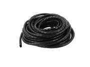 Black 12.5M 7mm OD Spiral Cable Wire Wrap Tube Computer PC Manage Cord Black 12.5M 7mm OD Spiral Cable Wire Wrap Tube Computer PC Manage Cord
