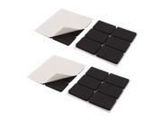 Unique Bargains 24 Pcs Antislip EVA Rubber Rectangle 40mm x 26mm Chair Foot Cover Table Furniture Leg Protector Black Unique Bargains 24 Pcs Antislip EVA Rubber Rectangle 40mm x 26mm Chair Foot Cover Table Furniture Leg Protector Black