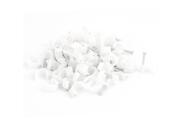 7mm Diameter Wall Hanging Steel Tacks Nail Cable Clips Clamps 50PCS 7mm Diameter Wall Hanging Steel Tacks Nail Cable Clips Clamps 50PCS