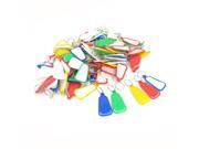 Global Bargains 100 Pcs Plastic ID Card Name Tag Badge Clip Holder school Office Students Stationery Assorted Color Global Bargains 100 Pcs Plastic ID Card Name Tag Badge Clip Holder school Office Students Stationery Assorted Color