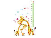 Unique Bargains Cartoon Giraffe Height Chart Pattern Removable Wall Decor Sticker Kid Room Decal Unique Bargains Cartoon Giraffe Height Chart Pattern Removable Wall Decor Sticker Kid Room Decal