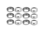 1.5-inch Inner Dia 304 Stainless Steel Hand Rail Plate Covers Silver Tone 12pcs 1.5-inch Inner Dia 304 Stainless Steel Hand Rail Plate Covers Silver Tone 12pcs