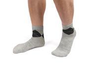 1 Pair Men Argyle Prints Moisturising Cracked Skin Gel Heel Socks Light Gray 1 Pair Men Argyle Prints Moisturising Cracked Skin Gel Heel Socks Light Gray