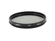 Round Black Clear Circular Polarizer CPL Filter 58mm for DSLR Camera Lens Round Black Clear Circular Polarizer CPL Filter 58mm for DSLR Camera Lens