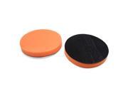 2 Pcs 6 Dia Black Orange Car Waxing Buffing Polishing Wash Sponge Pad 2 Pcs 6 Dia Black Orange Car Waxing Buffing Polishing Wash Sponge Pad
