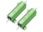 Global Bargains 50W 0.1 Ohm Aluminium Housing Chassis Mount Wirewound Power Resistor Green 2pcs Global Bargains 50W 0.1 Ohm Aluminium Housing Chassis Mount Wirewound Power Resistor Green 2pcs