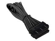 Battleborn 24 Pin ATX Cable Extension Premium Braided Adapter Black