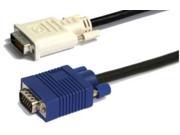 10 ft DVI to VGA DVI A to SVGA 10 Foot PC Video Cord by BattleBorn Cable