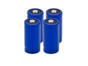 4 pcs Gulfe RCR123A 900mAh Rechargeable Li Ion Battery Four Pack