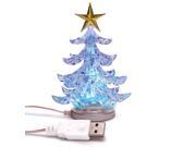 Color Changing USB Powered Miniature Christmas Tree w LEDs