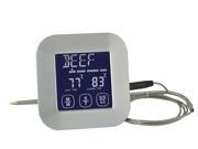 MeasuPro Professional Touchscreen Cooking Meat Thermometer Stainless Steel