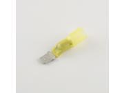 12 10 Ga. 0.250 Male Solder Heat Shrink Quick Disconnect Terminals pack of 10