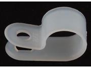 5 16 White Nylon Cable Clamps pack of 50