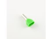 10 Ga. Two Wire Green Insulated Ferrules 0.47 Pin Lg. pack of 100