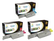 Catch Supplies 3 Pack Replacement High Yield Toner Cartridge Set for the Xerox 6360 series 106R01218 106R01219 106R01220 compatible with the Xerox Phaser