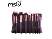 MSQ 8pcs Makeup Brushes Set Rose Gold Make Up Brushes Soft Animal or Synthetic Hair For Beauty