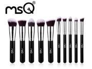 MSQ Brand Professional High Quality 10pcs Synthetic Hair Cosmetic Makeup Brush Sets For Fashion Woman Wholesale