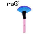 MSQ Big Fan Makeup Professional Powder Cosmetic Brush Soft Synthetic Hair Wood Handle For Beauty Tool