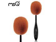 MSQ Professional Single Powder Makeup Brush Soft Synthetic Hair Plastic Handle Tooth Brush Style