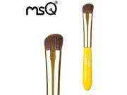 MSQ Brand Professional Angled Horse Hair Eyeshadow Makeup Brush Cosmetic Single Makeup Brush Lemon Color