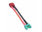 T Plug Deans Style Female to MPX Multiplex Male adapter 2 14AWG Wire RC battery