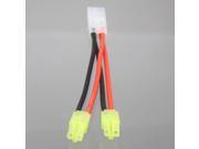 Tamiya 1x F to 2x M mini tamiya Parallel Y Splitter Harness Cable 16AWG Wire 4