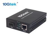 10Gtek Gigabit Media Converter 10 100 1000Base Tx to SFP Slot Copper to Fiber Media Converter