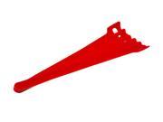 NavePoint 8 Inch Hook and Loop Reusable Strap Cable Cord Wire Ties 100 Pack Red