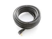 NavePoint HDMI Male to Male Cable Right Angle Black Gold 25 Ft