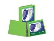 Samsill Clean Touch Round Ring View Binder Protected with an Antimicrobial Additive SAM17235