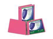 Samsill Clean Touch Round Ring View Binder Protected with an Antimicrobial Additive SAM17296