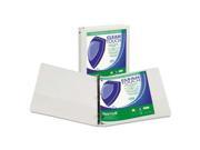 Samsill Clean Touch Round Ring View Binder Protected with an Antimicrobial Additive SAM17267