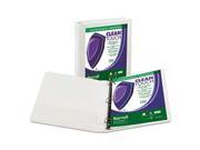 Samsill Clean Touch Locking D Ring View Binder Protected with an Antimicrobial Additive SAM16237