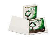 Samsill Earth s Choice Biobased Biodegradable Round Ring View Binder SAM18917