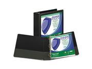 Samsill Clean Touch Locking Round Ring View Binder Protected with an Antimicrobial Additive SAM18280