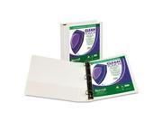 Samsill Clean Touch Locking D Ring View Binder Protected with an Antimicrobial Additive SAM16257