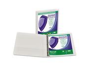 Samsill Clean Touch Locking Round Ring View Binder Protected with an Antimicrobial Additive SAM18237