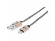 3ft USB To Lightning Alum Gold 394321