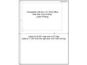 6 13 16 x 4 3 4 6.8125 x 4.75 Integrated Laser Label Form Sheets 1 Label Carton of 1500