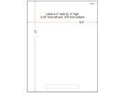 4 x 1 2 4 x 0.5 Integrated Laser Label Form Legal Size Sheets 1 Label Center Carton of 1500