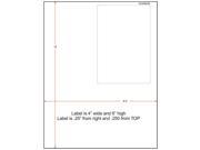 4 x 6 MOM Integrated Laser Label Form Sheets 1 Label Right Carton of 1500