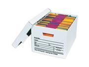 Letter Legal Deluxe File Storage Boxes with Lids Box of 12