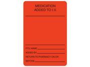 Med. Added I.V. 2 x 3 Fl Red Label Roll of 320