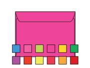 Open Side Booklet Envelopes 6 x 9 24 Fuchsia Brightly Acid Free Side Seams Box of 500