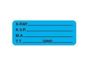 X Ray K.V.P. 2 1 4 x 7 8 Lt Blue Label Roll of 420